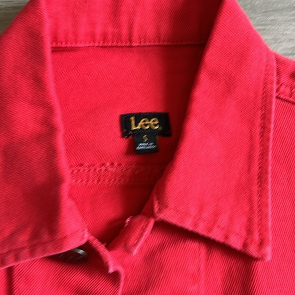 Lee | Jackets & Coats | Nwt Lee Vintage Modern Rider Jacket In Red ...